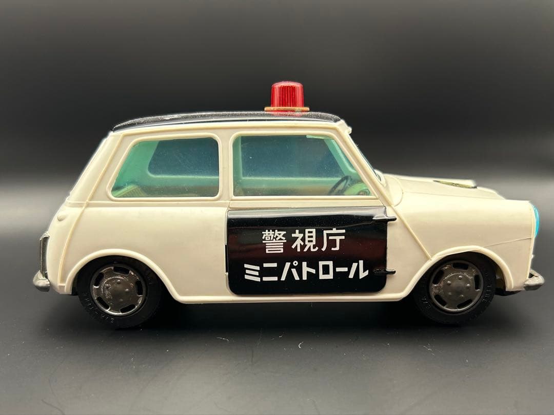 日本製 DAIYA ブリキ　ミニクーパー　警視庁ミニパト　ヴィンテージミニカー