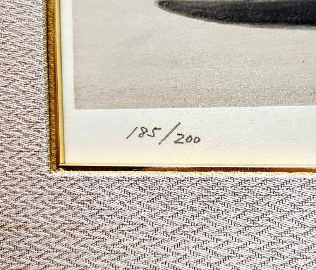 奥村土牛【シャム猫】木版画　直筆サイン　直筆エディションナンバー　落款あり