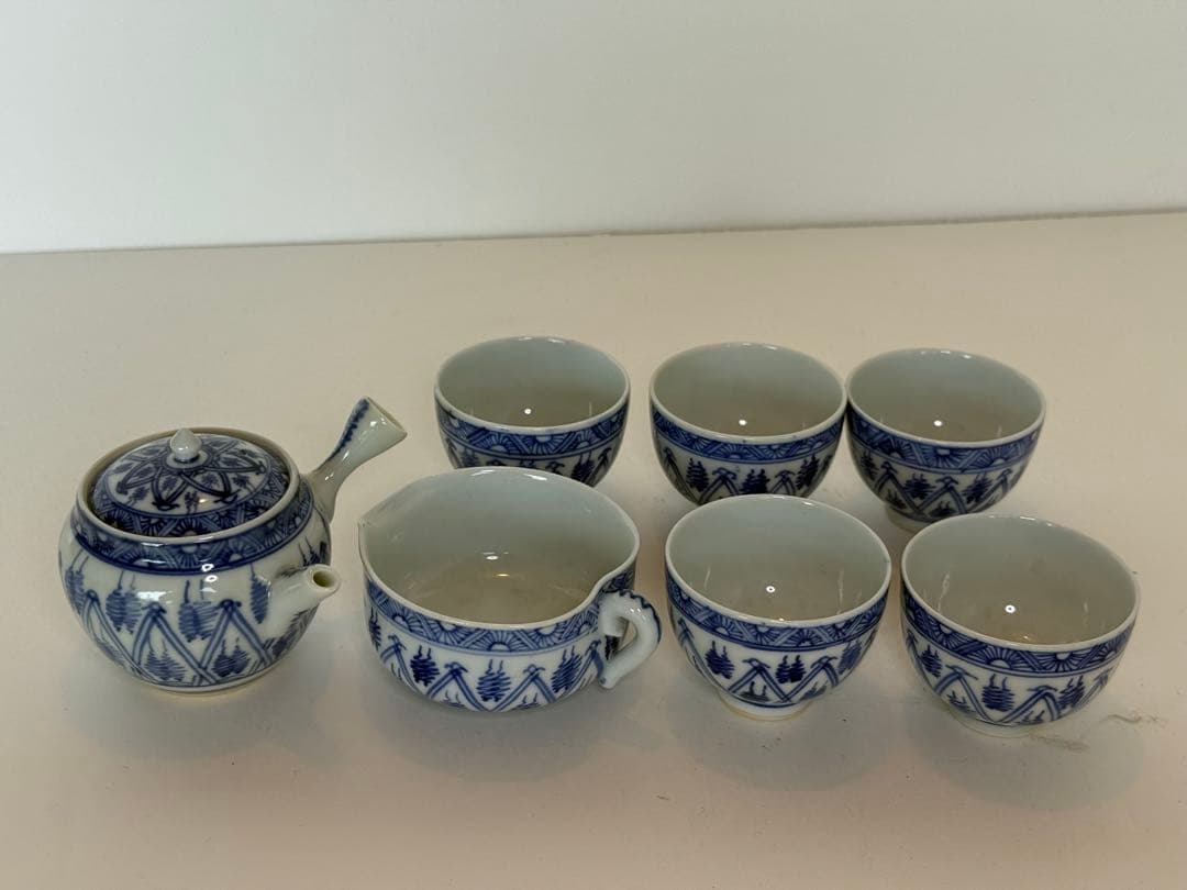 五良大甫呉祥瑞造茶器 まとめて 7点 煎茶碗 急須 湯冷まし 在銘 煎茶道具