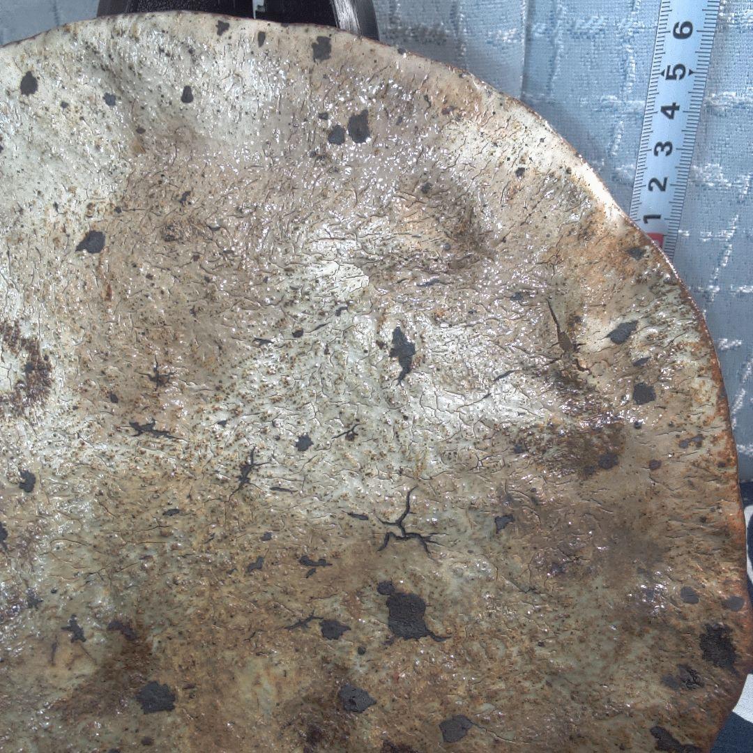 骨董２ 粉引？ ふせん部欠けあります