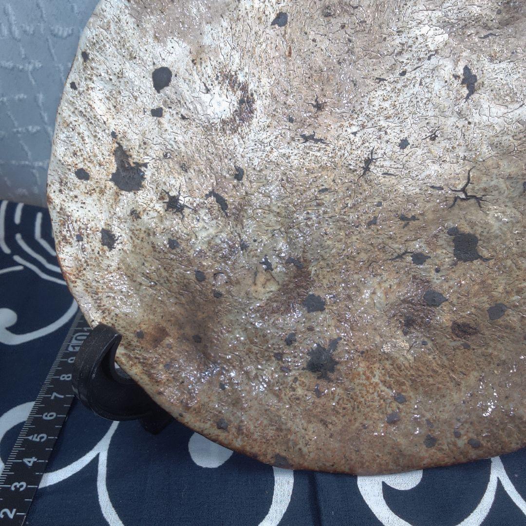 骨董２ 粉引？ ふせん部欠けあります