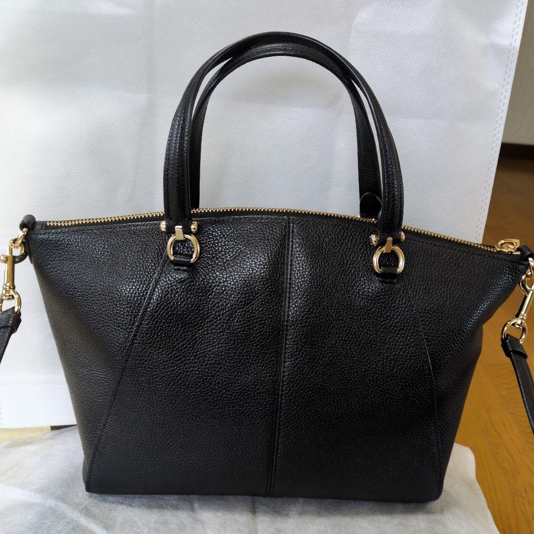 【極美品】COACH コーチショルダーバッグ.ポリッシュドペプルレザー2way