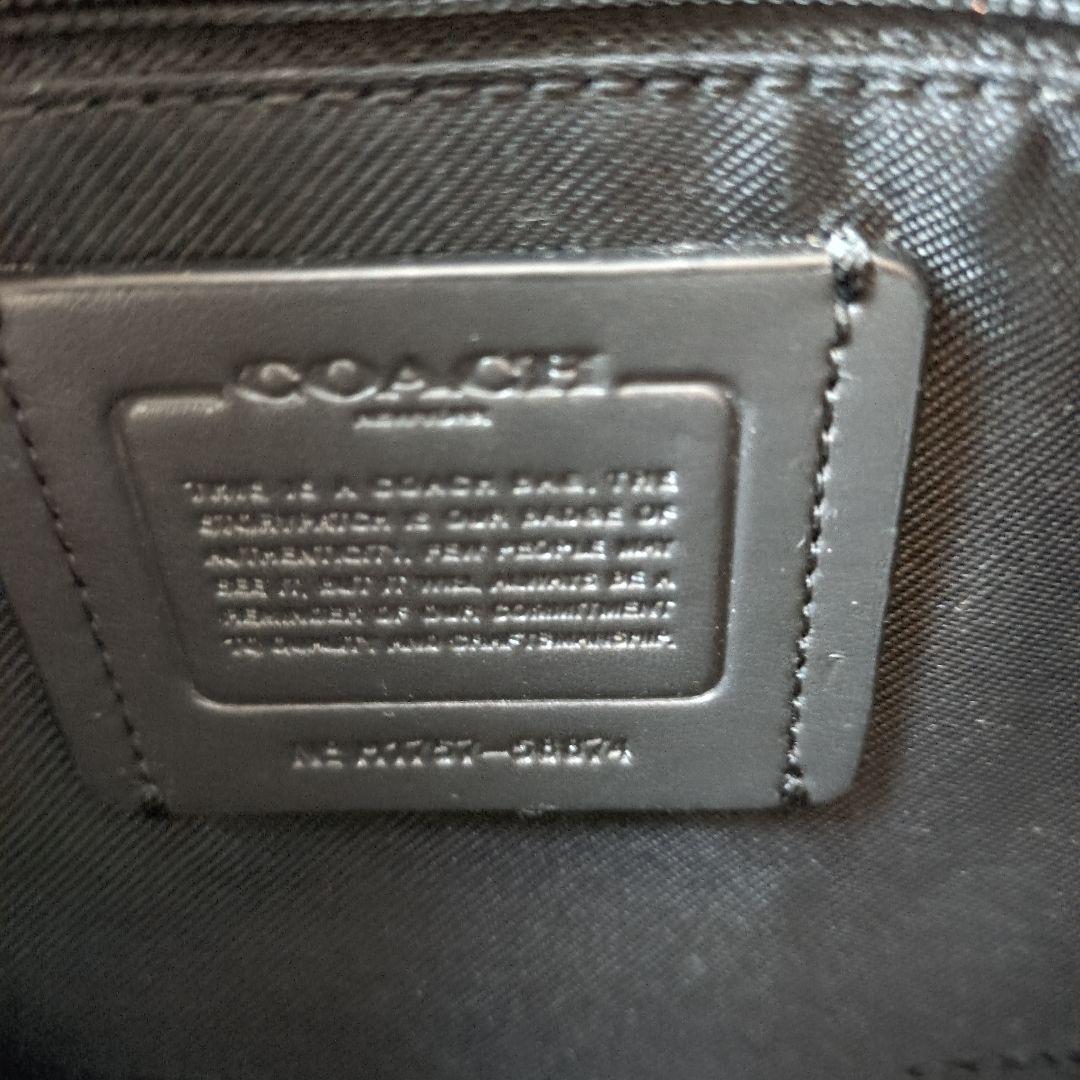 【極美品】COACH コーチショルダーバッグ.ポリッシュドペプルレザー2way