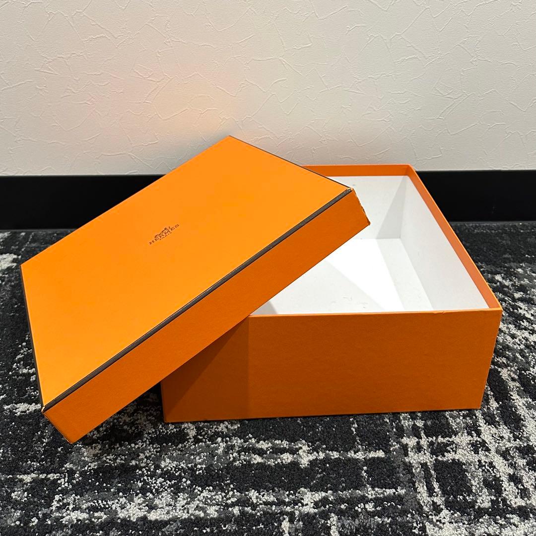 51　美品　HERMES　エルメス　オレンジ　空箱　ケリー25用