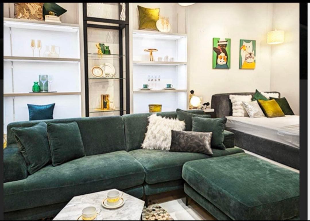 ジーニー出品　アルモニア　レイクグリーン ソファセット