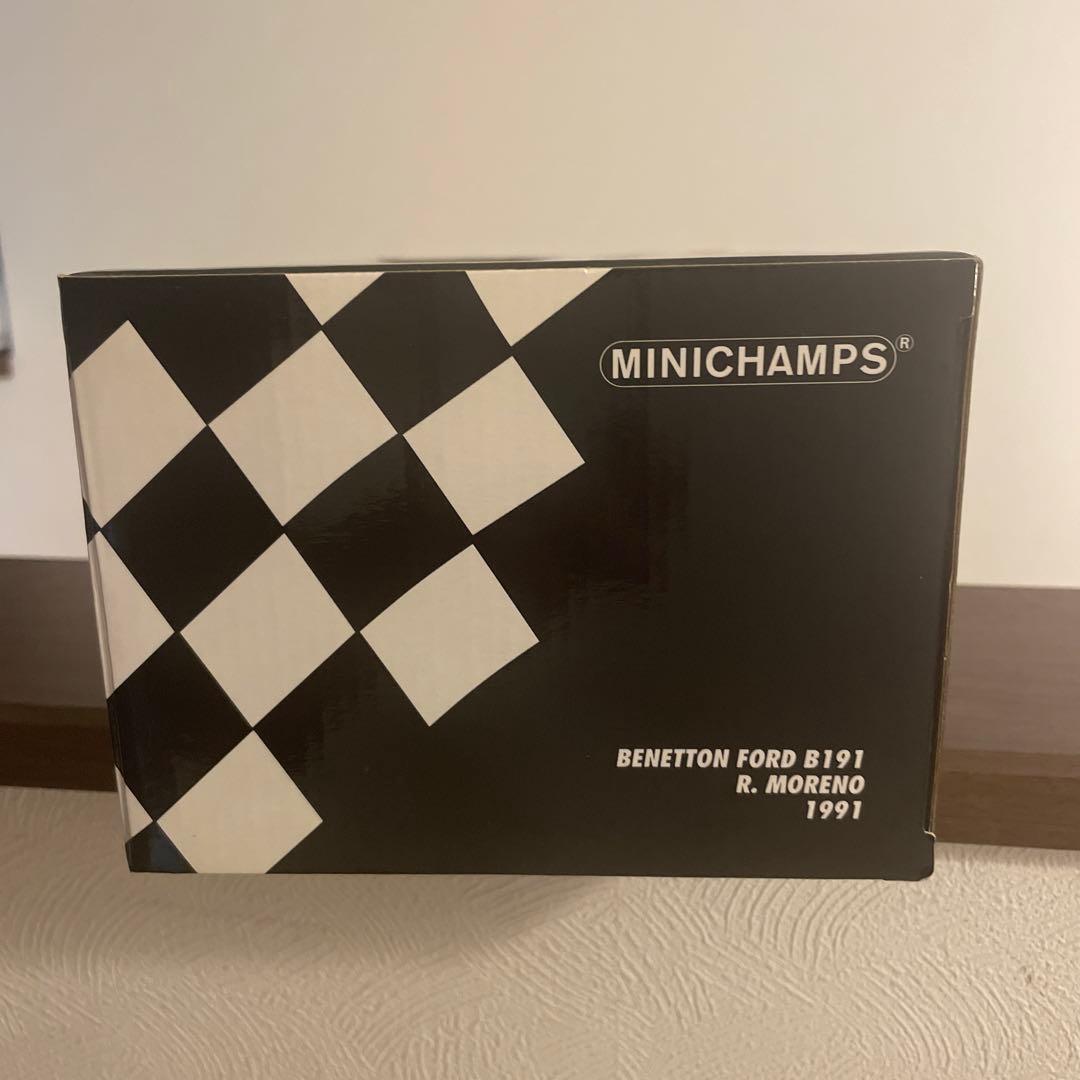 未使用 美品　ミニチャンプス1/18 ベネトン1991 R.モレノ　N.ピケ
