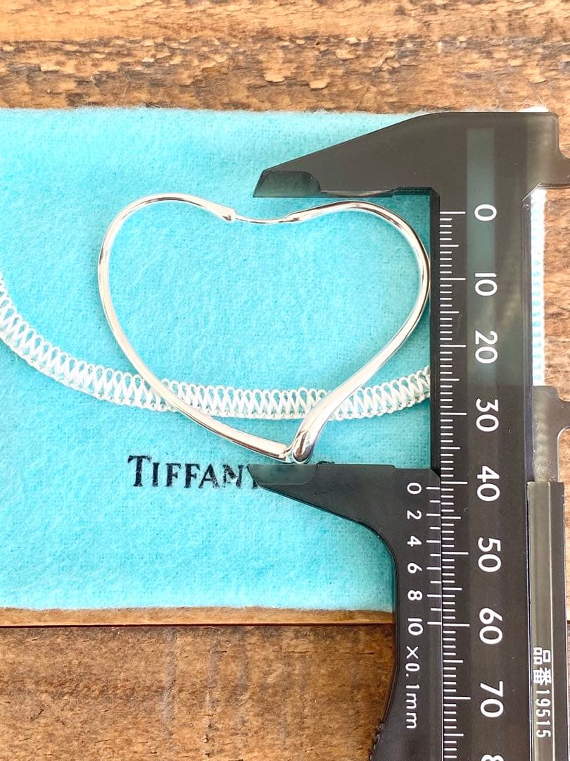 ティファニー エルサペレッティ オープンハートフープ ピアス M ミディアム