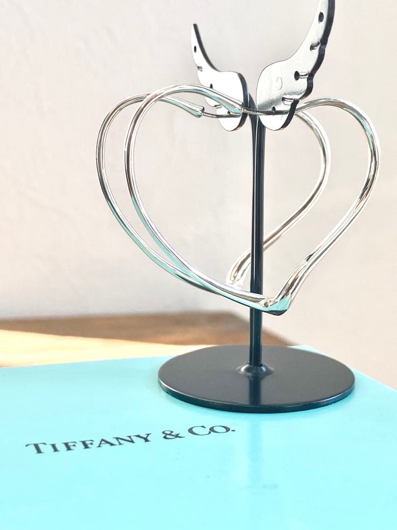 ティファニー エルサペレッティ オープンハートフープ ピアス M ミディアム