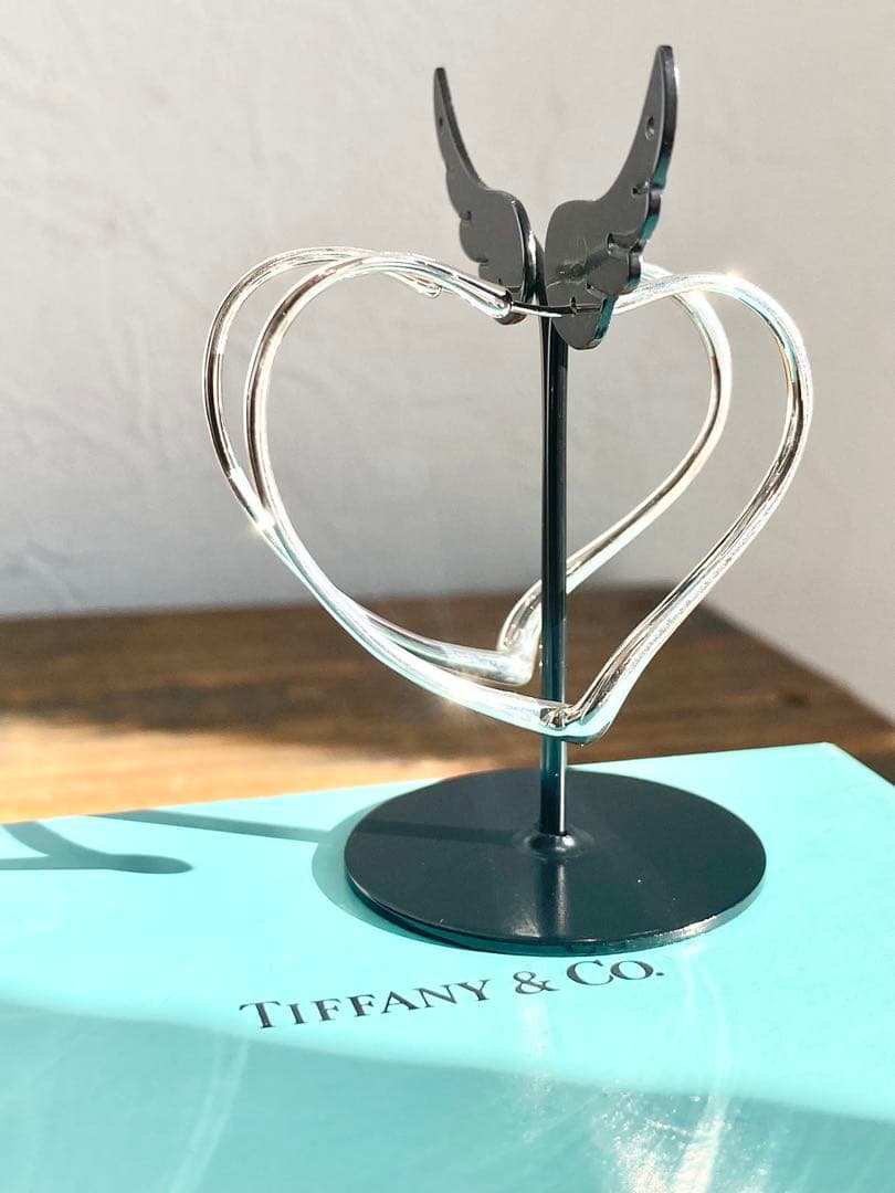 ティファニー エルサペレッティ オープンハートフープ ピアス M ミディアム