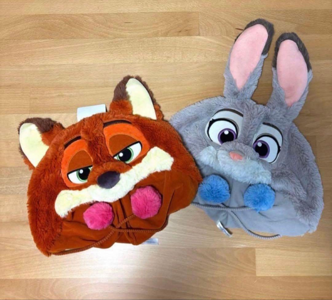 ズートピア　ファンキャップ　ディズニー　カチューシャ　ニック　ジュディ