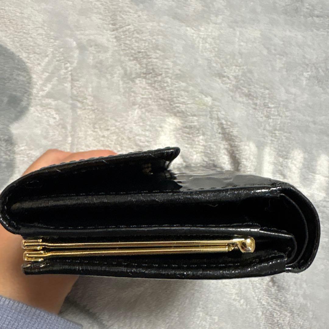 ヴィヴィアンウエストウッド OVALORB 口金二つ折り財布 ブラック