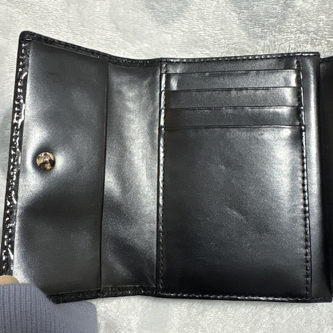 ヴィヴィアンウエストウッド OVALORB 口金二つ折り財布 ブラック