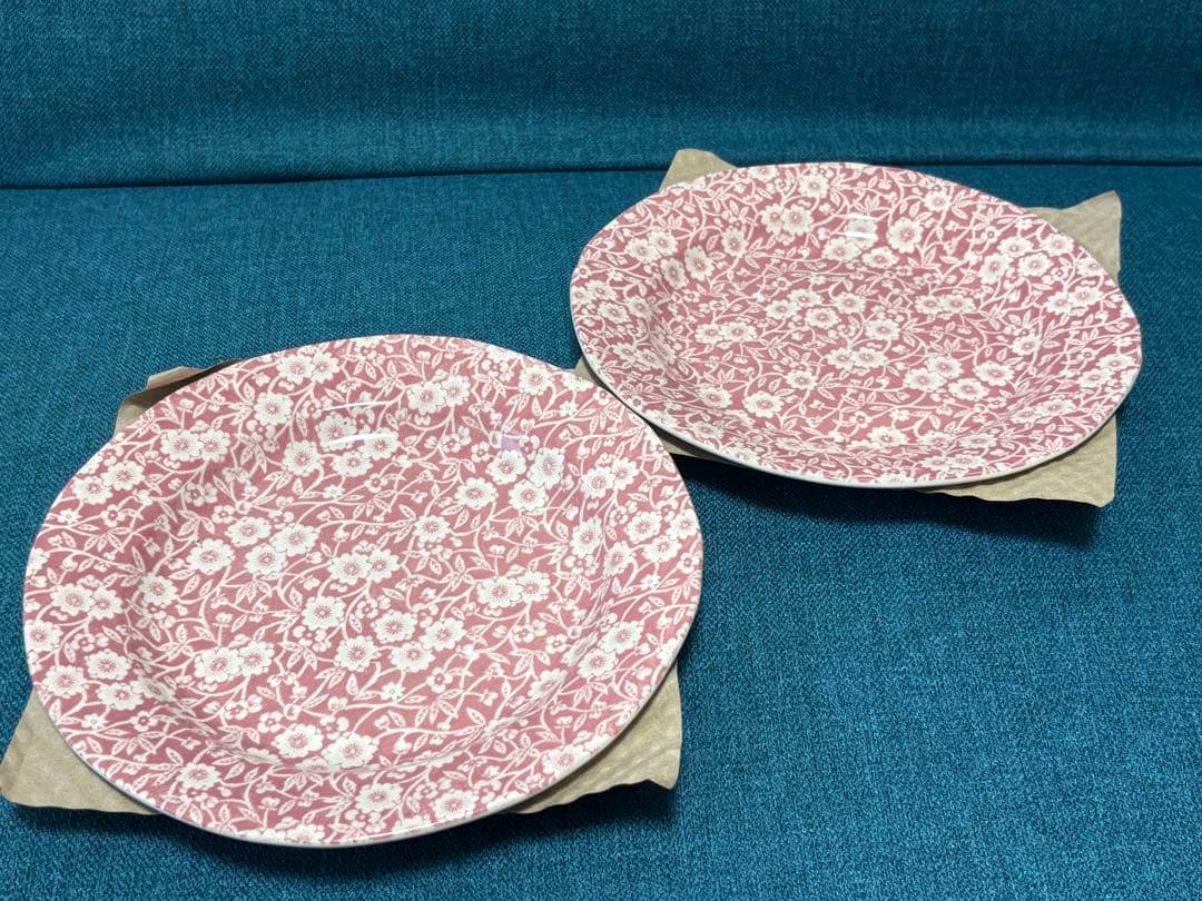 Burleigh バーレイ キャリコCalico 21.5cm 3枚セット