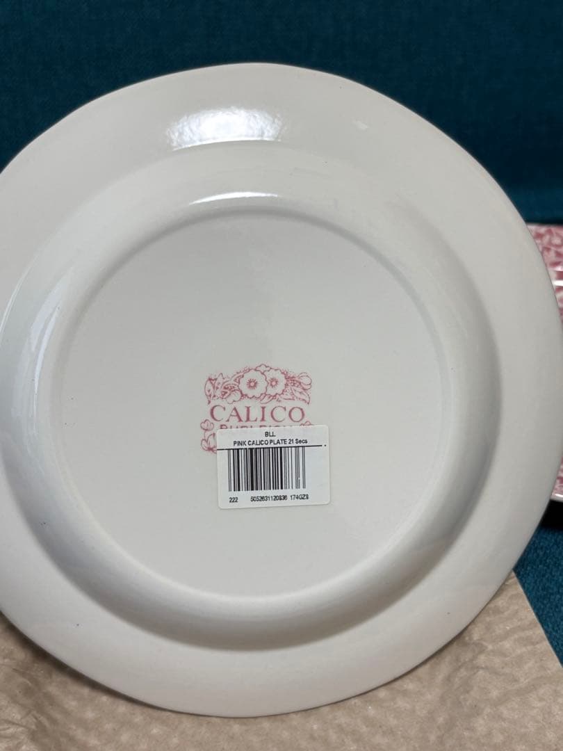 Burleigh バーレイ キャリコCalico 21.5cm 3枚セット