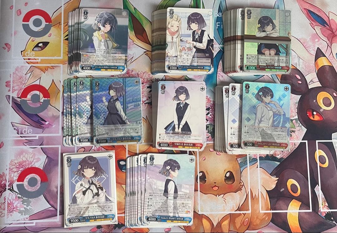 ヴァイスシュヴァルツ　学園アイドルマスター　泰谷美玲　デッキパーツ　まとめ売り