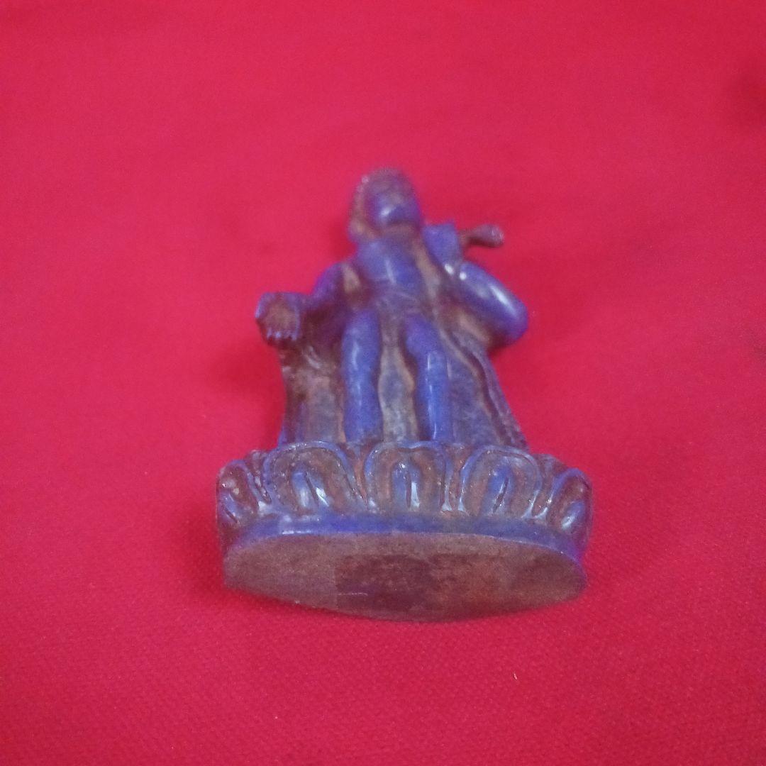 チベット　仏像　ラピスラズリ