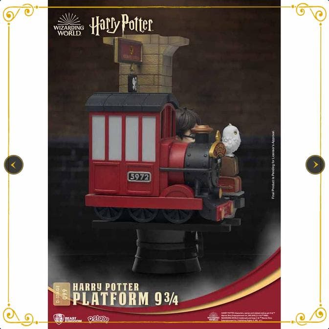 【ビーストキングダム】新品 正規品 ハリーポッター 9と3/4番線 スタチュー