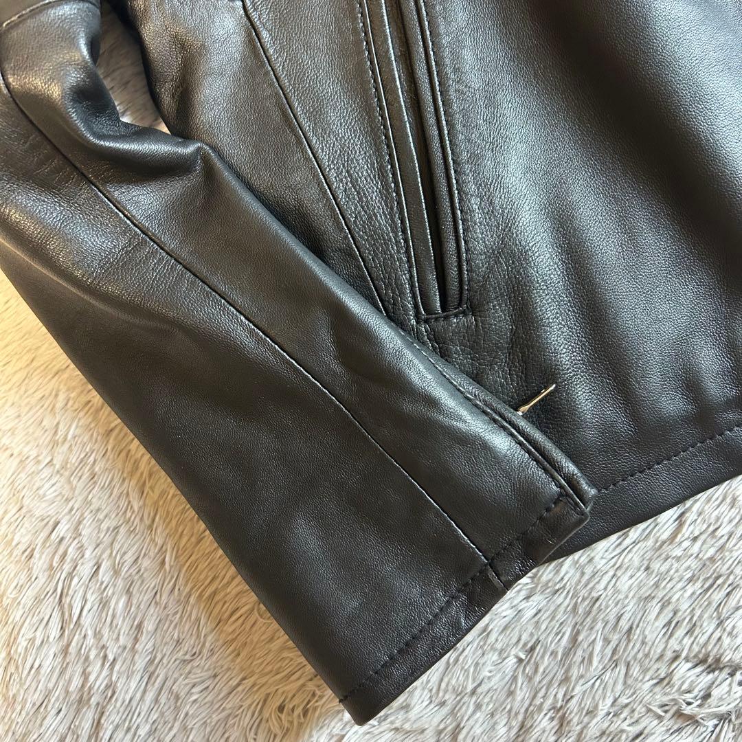 BEAUTY ＆ YOUTH ユナイテッドアローズ　ラムレザージャケット　S 黒