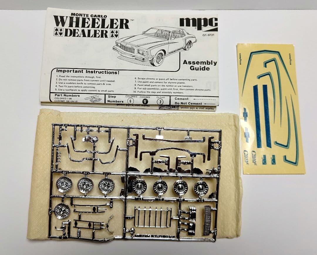 超希少!！ 当時物 未組立 mpc '79 シボレー モンテカルロ