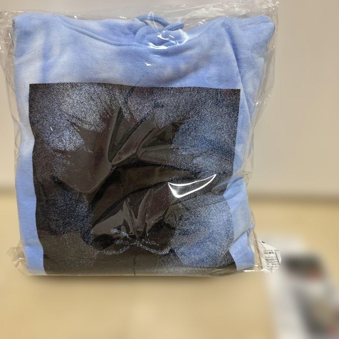 レシート付　G-DRAGON ジヨン フーディー ブルー 未使用　本物　トレカ付