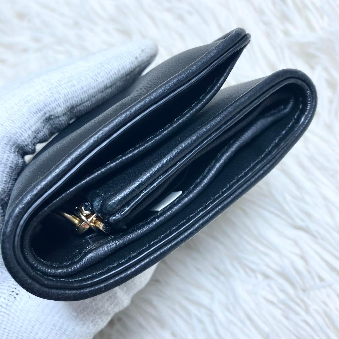 【極美品】 マルジェラ グラムスラム トリフォールド ブラック