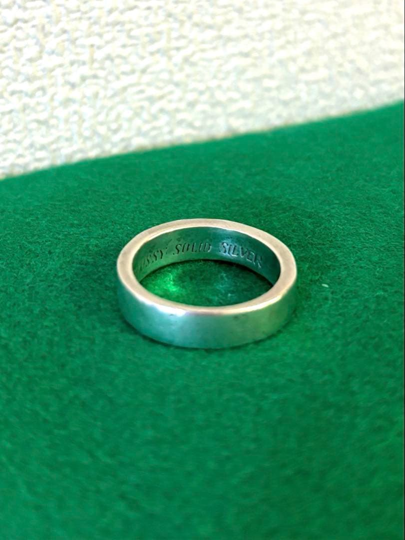 最終値下げ　オールドステューシー　リング　STUSSY SOLID SILVER