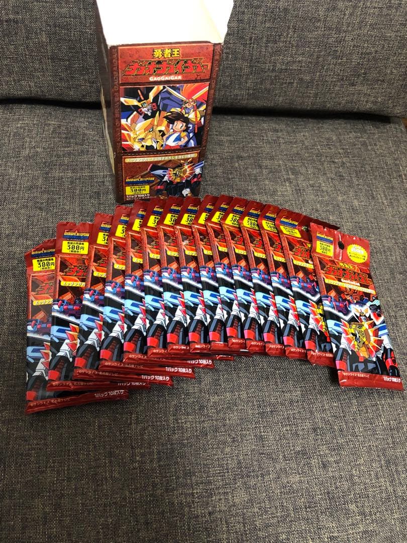 未開封BOX勇者王ガオガイガー トレーディングカードコレクション第一弾エッチング