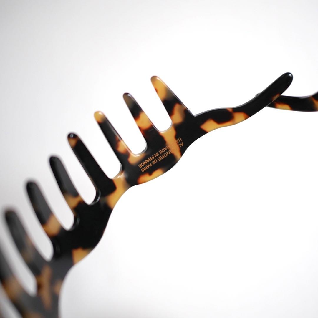 ALEXANDRE DE PARIS アレクサンドルドゥパリ 櫛形カチューシャ