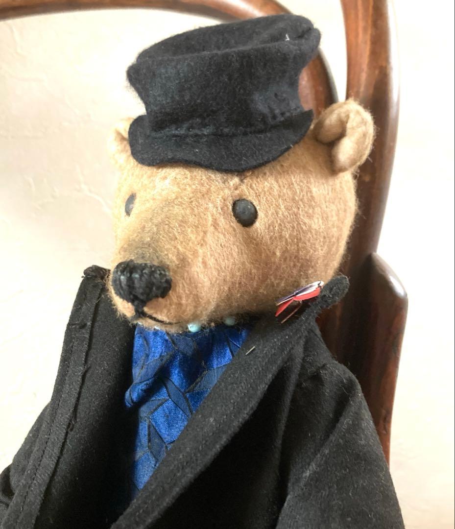 ⭐️フランスアンティークを纏った紳士なテディベア　テディベア作家　アンニュイベア⭐️