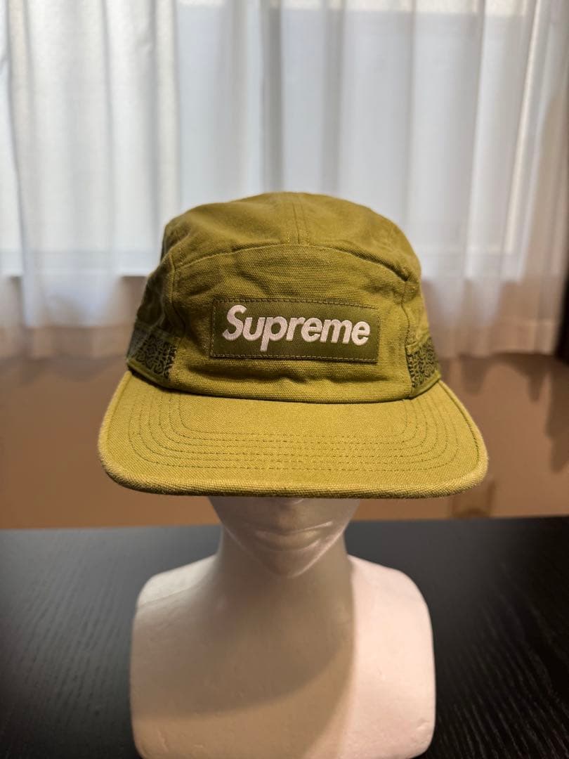帽子 SUPREME Side Tape Camp Cap