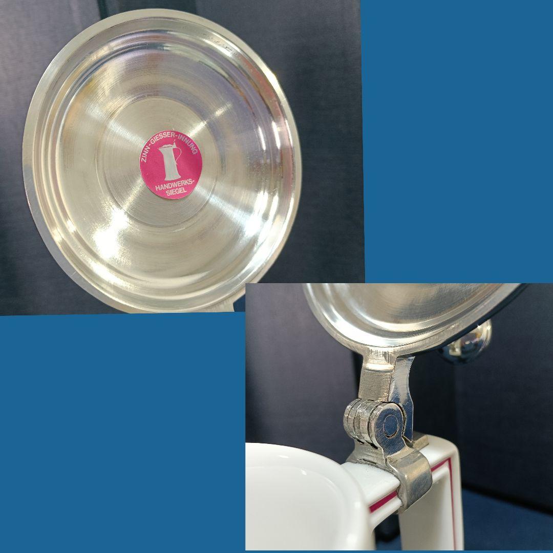 キリンビアマグコレクション ヘキスト ドイツ 足付蓋付 栞 共箱未使用 AJ94