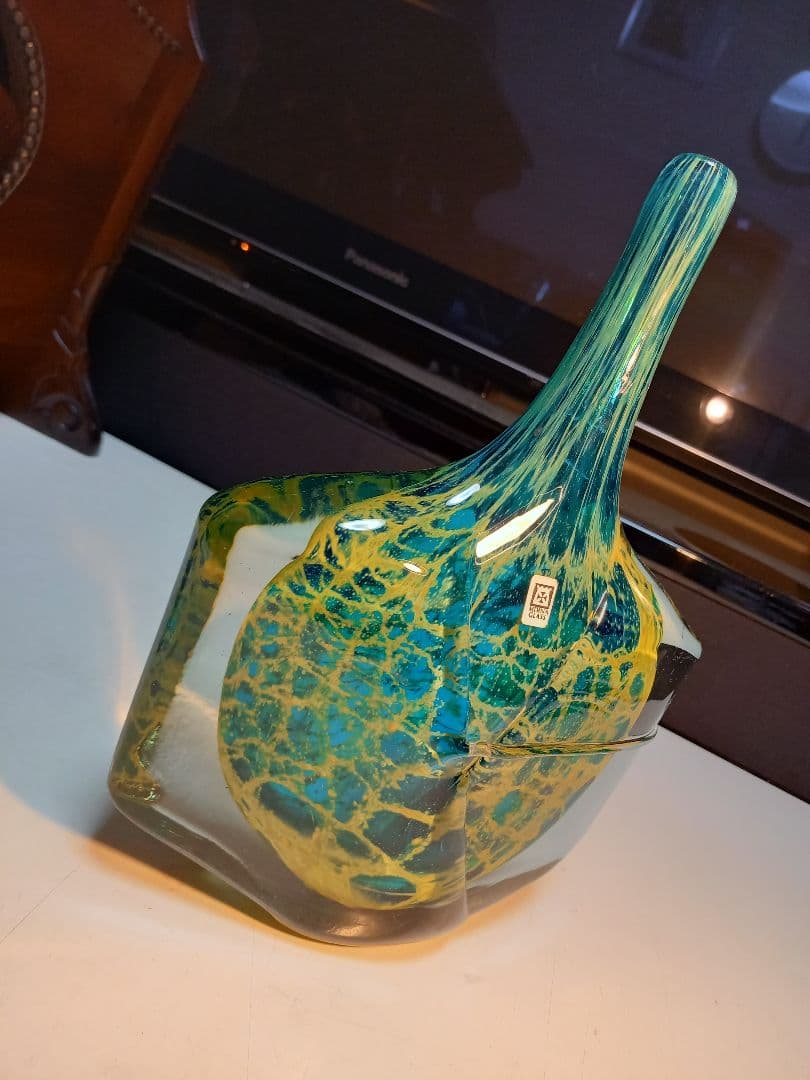 1984年　イムディーナ　グラス　マルタ島　　ミッシェル　ハリス　サイン入