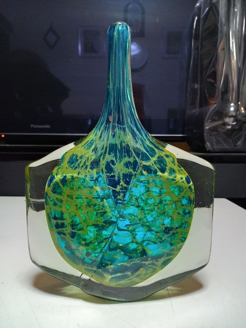 1984年　イムディーナ　グラス　マルタ島　　ミッシェル　ハリス　サイン入