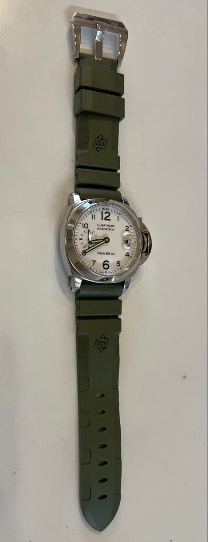 PANERAI 純正尾錠用OPロゴラバーべルト　40mm用