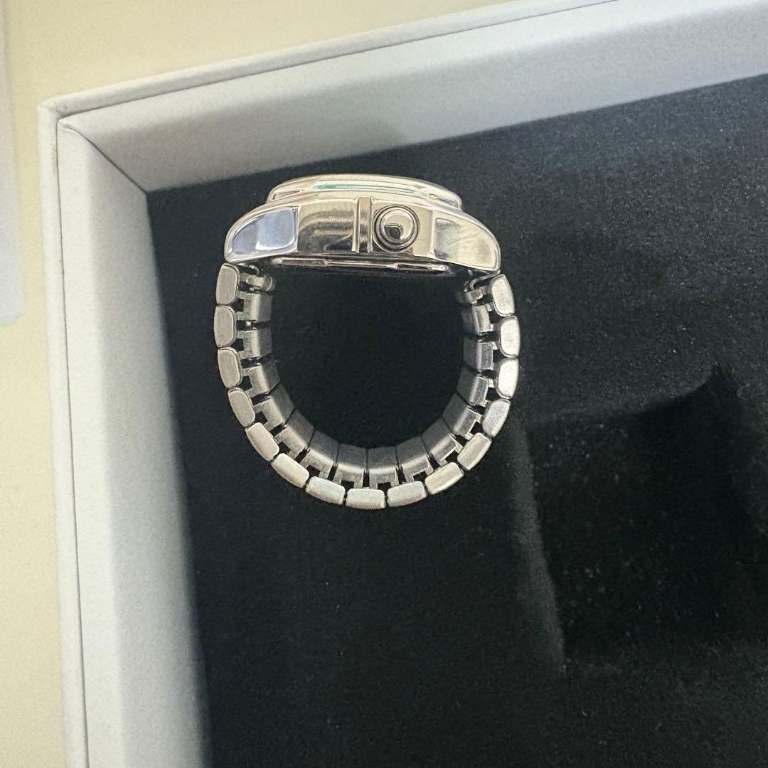 新品同様 MM6タイメックス ウォッチリング シルバーS/M メゾンマルジェラ