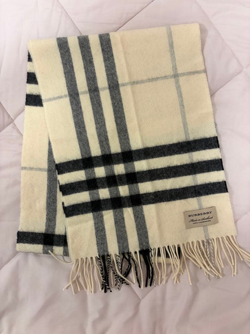 なでしこさま専用BURBERRY カシミヤ マフラー チェック柄