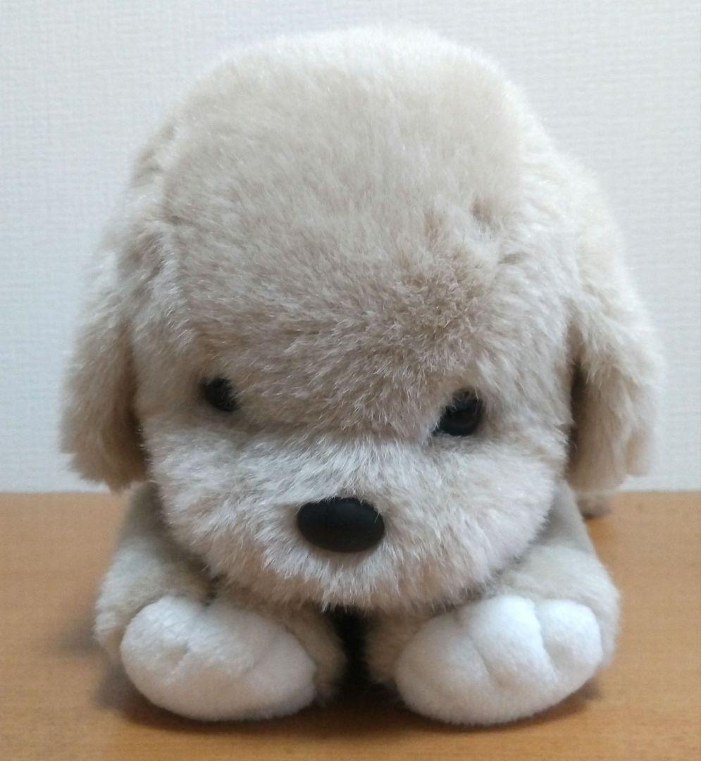 うめ吉 くたくた BIG ぬいぐるみ ベージュ 1983 犬 レトロ 当時物