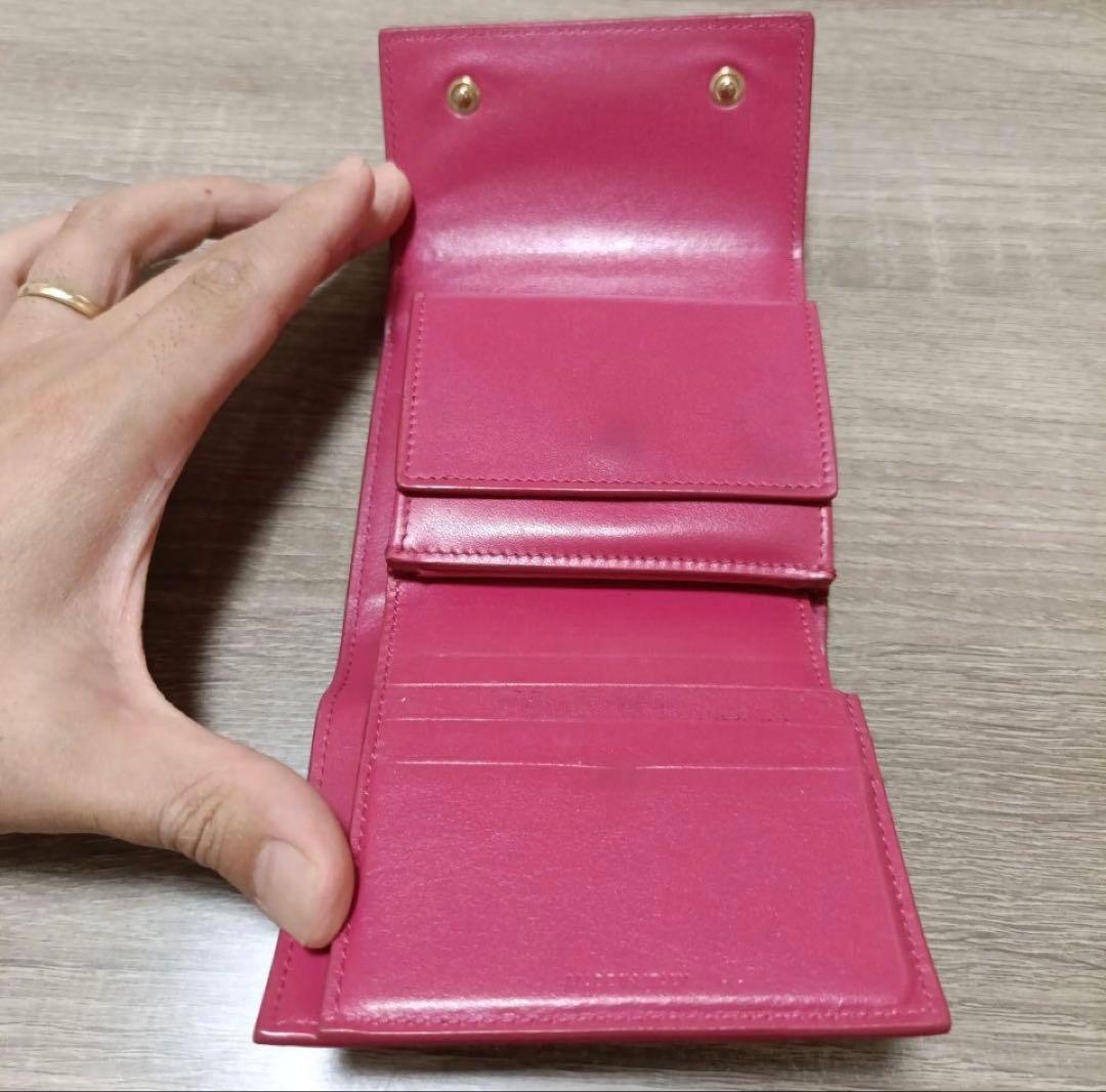 CELINE ピンク 三つ折り財布　証明書付き