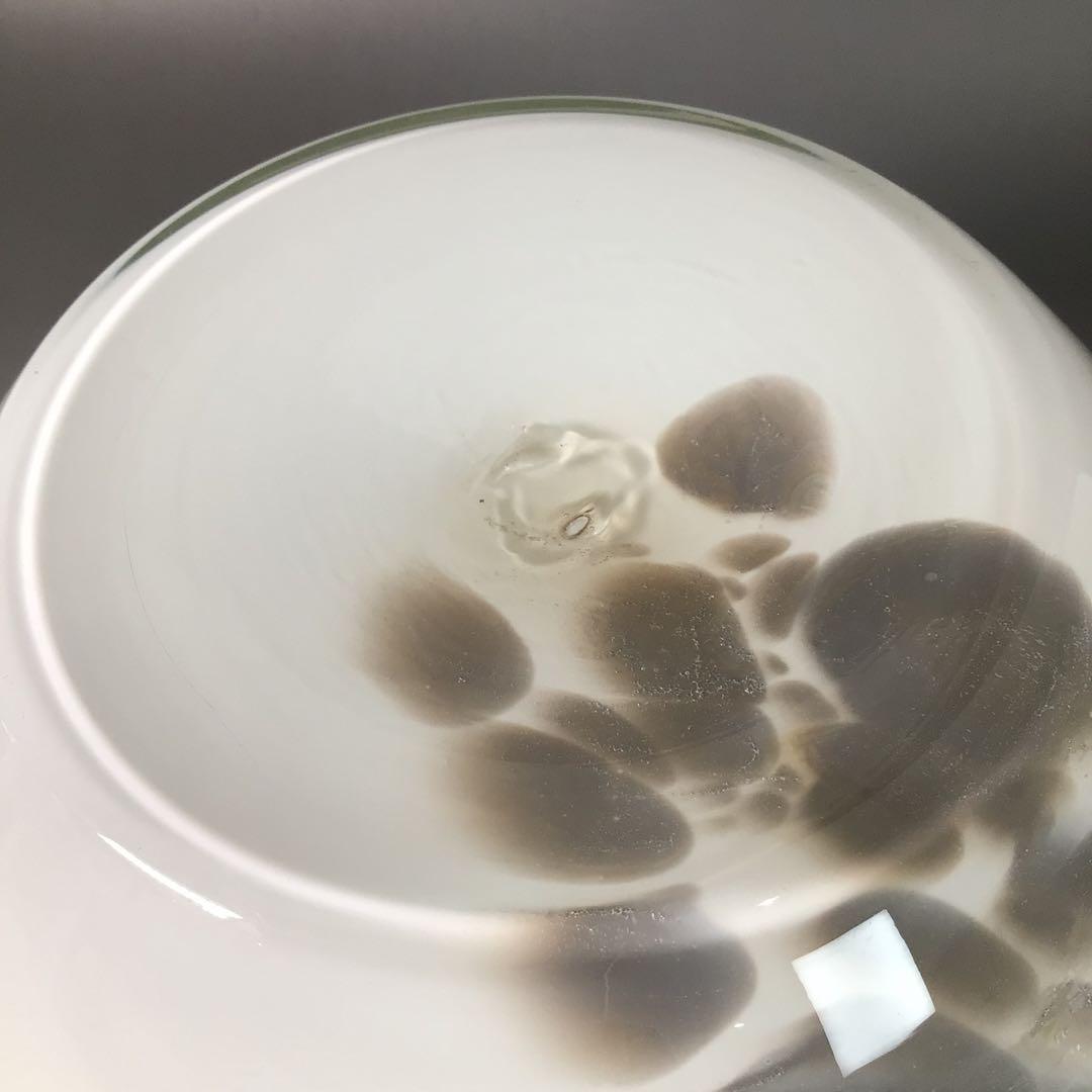 Ｒ７６４　水指　『笹川光友造』『大徳寺　太田大梅　箱書』『硝子水指』　共箱