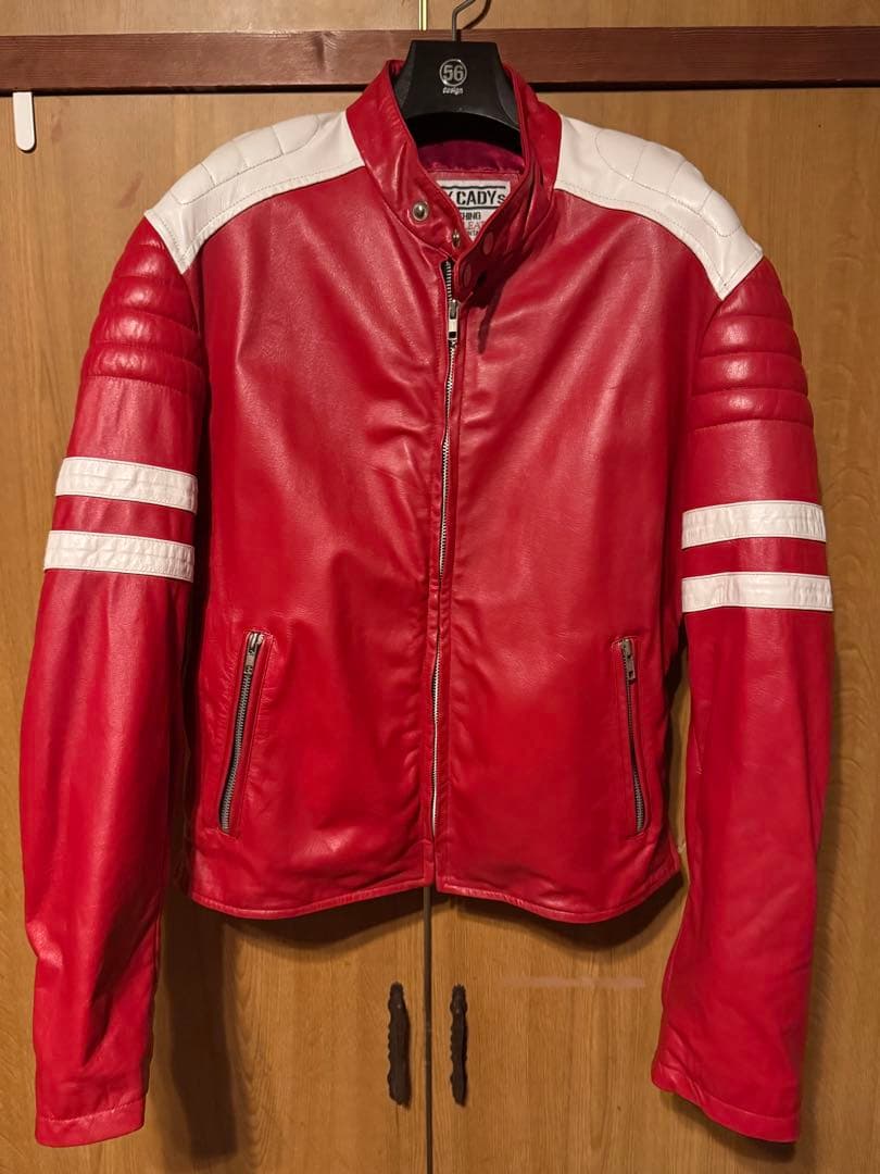 大*d様 レザー シングルライダースジャケット ファイトクラブ・メイヘム