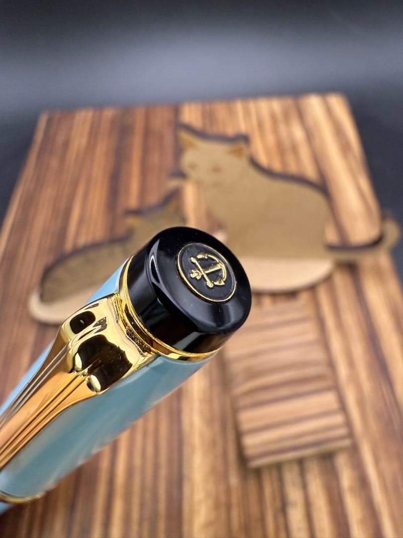 SAILOR 万年筆 四季織 雪月空葉 春空 美品 14K MF