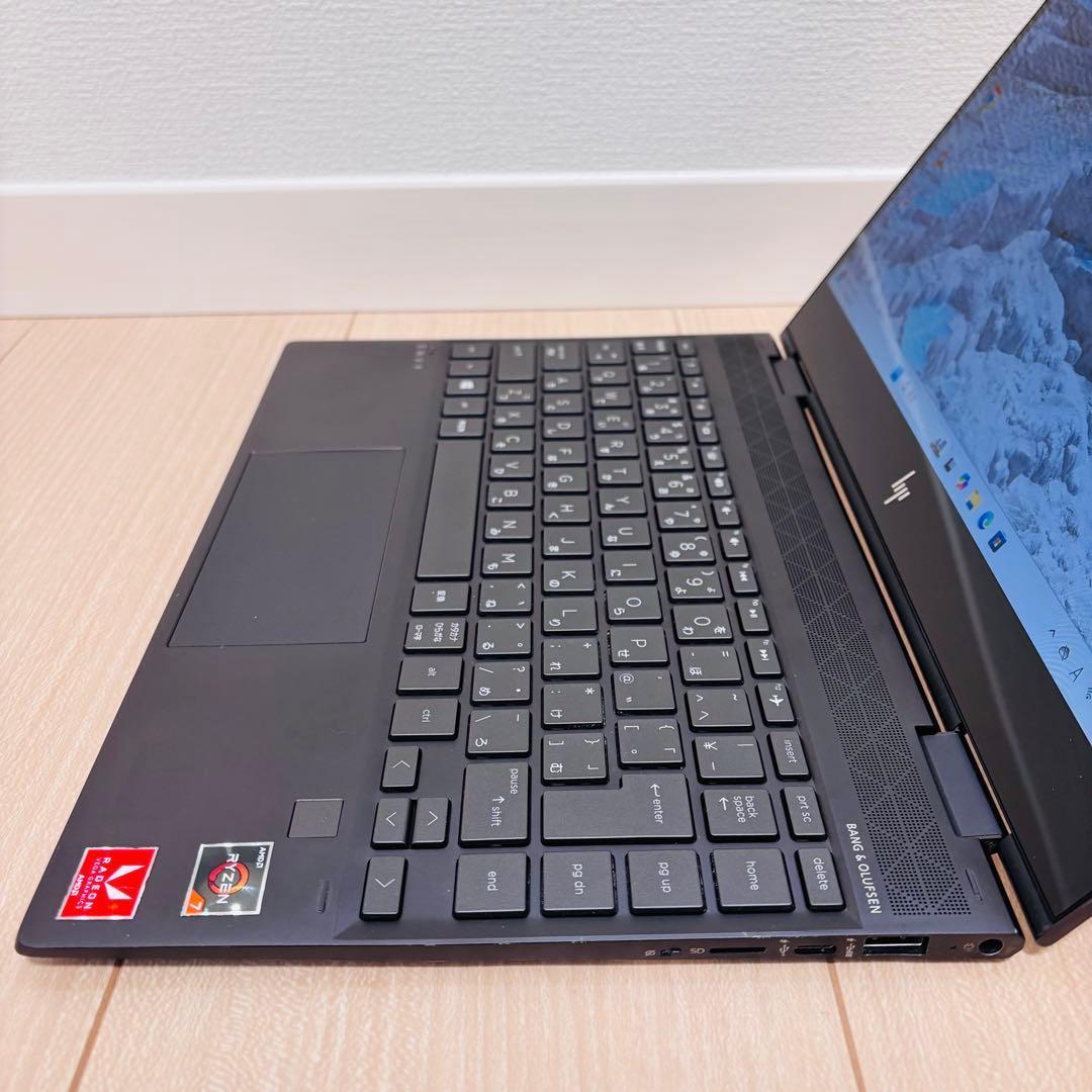 【良品】HP office ENVY ノートパソコン 黒 13-ar0003au