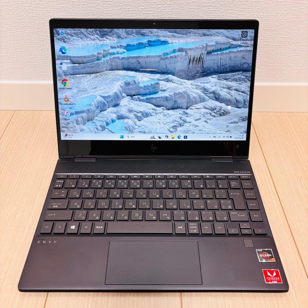 【良品】HP office ENVY ノートパソコン 黒 13-ar0003au