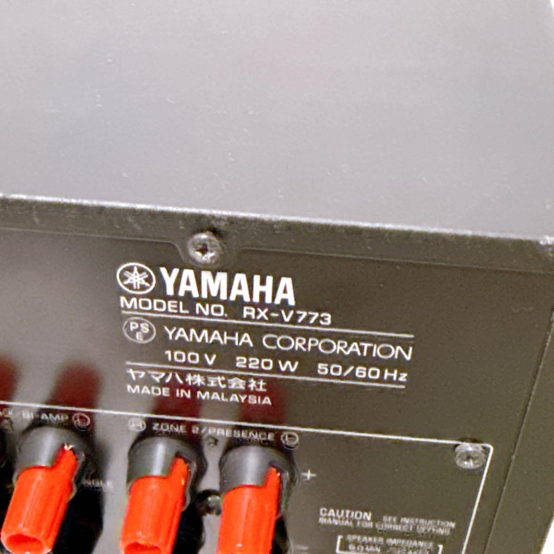 YAMAHA ヤマハ AVレシーバー AVアンプ RX-V773 ブラック
