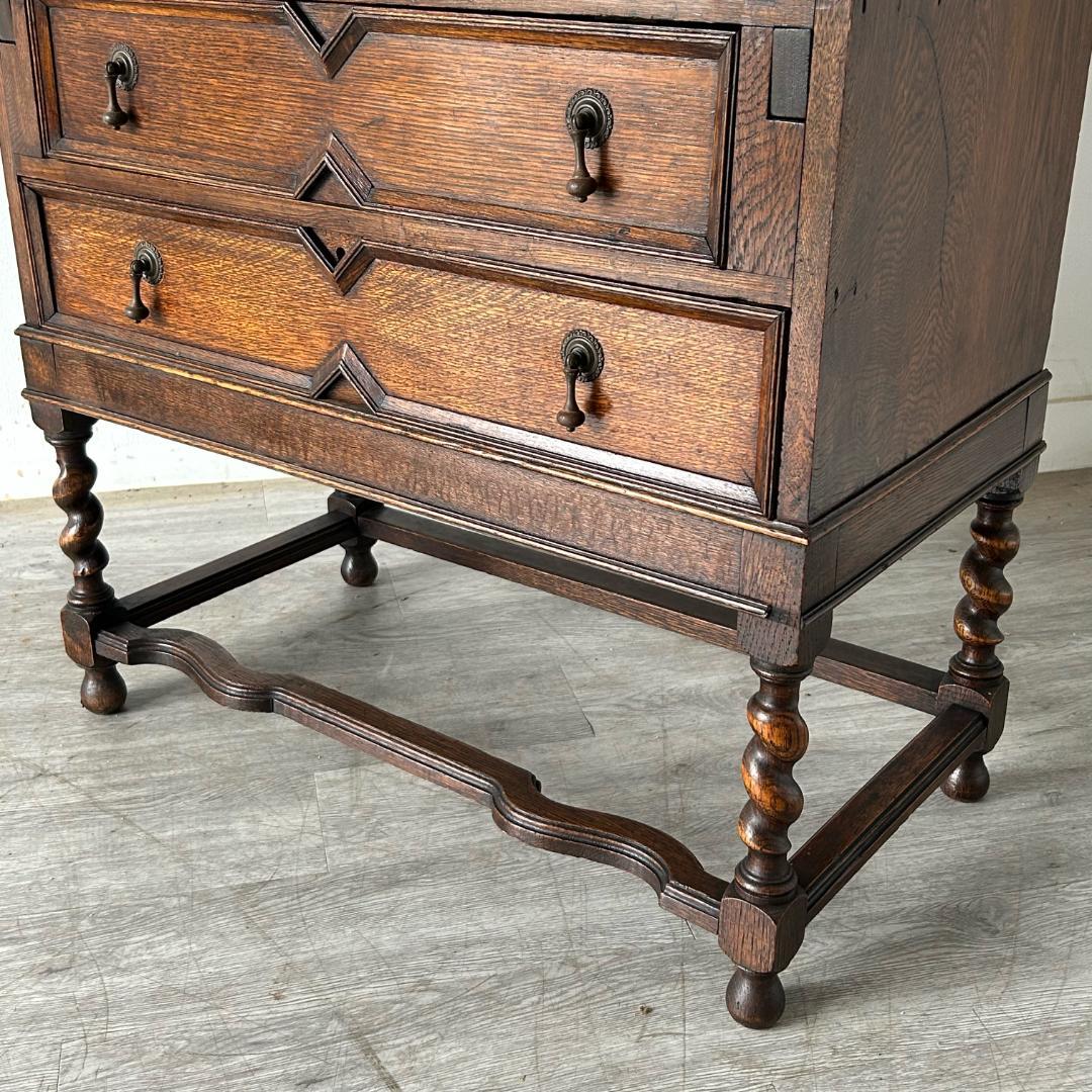 イギリス アンティーク 家具 ライティング ビューロー 英国 チェスト 530A