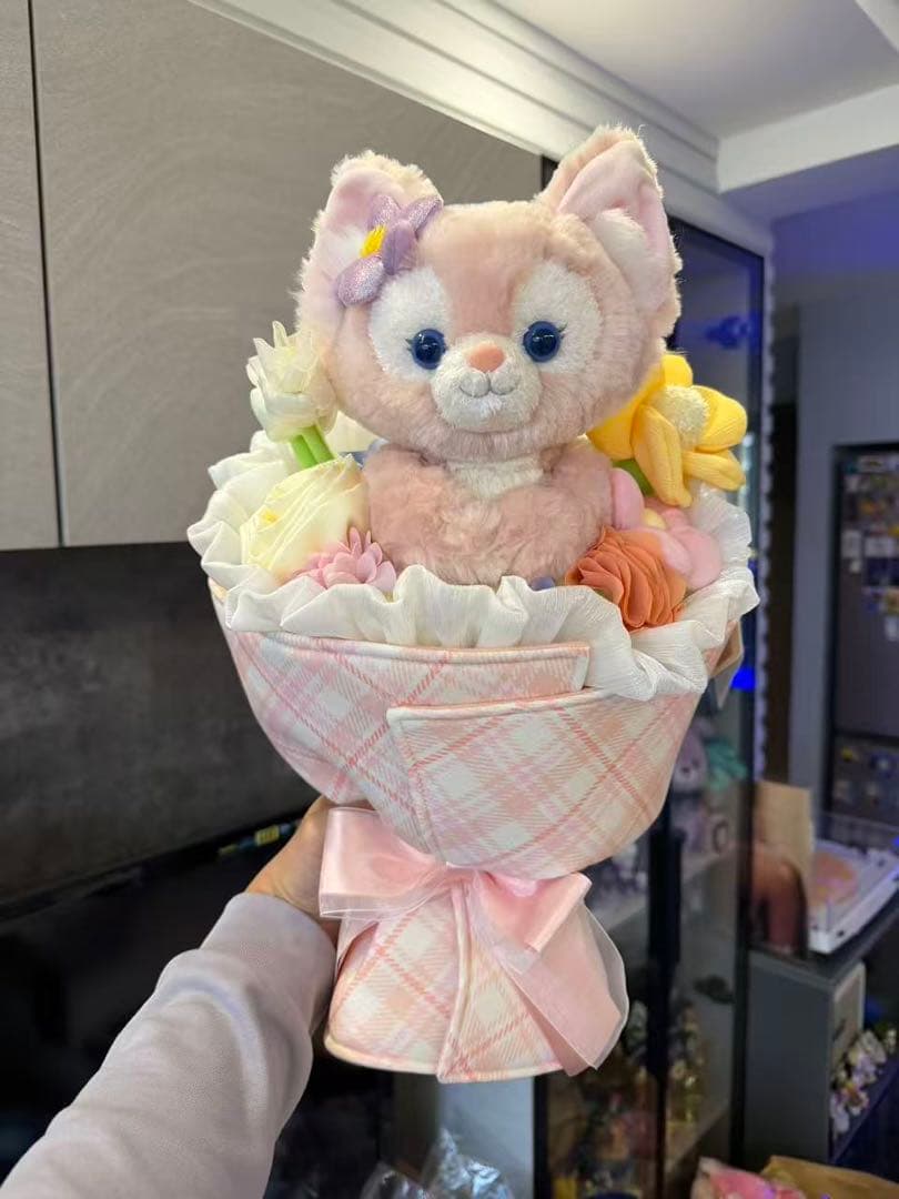 上海ディズニーランド正規品1.14新作リーナベル花束ブーケぬいぐるみ