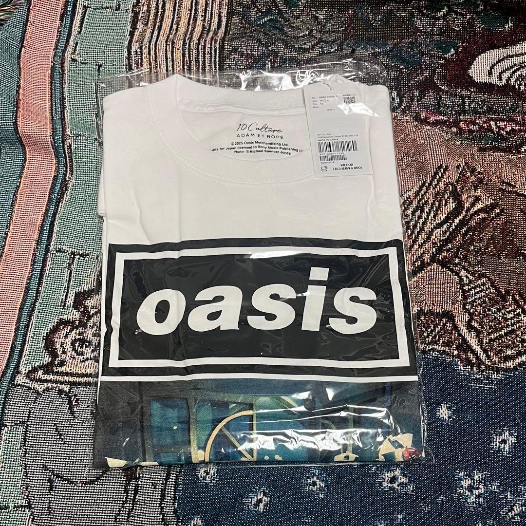Oasis スーパソニック Tシャツ ホワイト