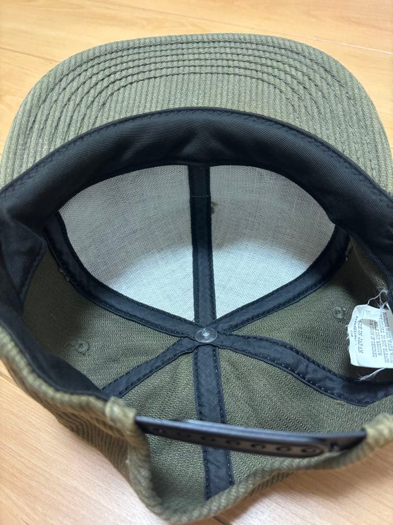 TENDERLOIN オリーブ　コーデュロイ　キャップ