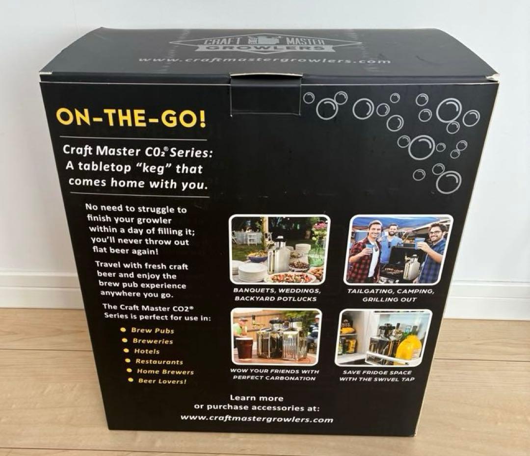 新品　クラフトマスター グラウラー 128オンス 3.6リットル ビールサーバー