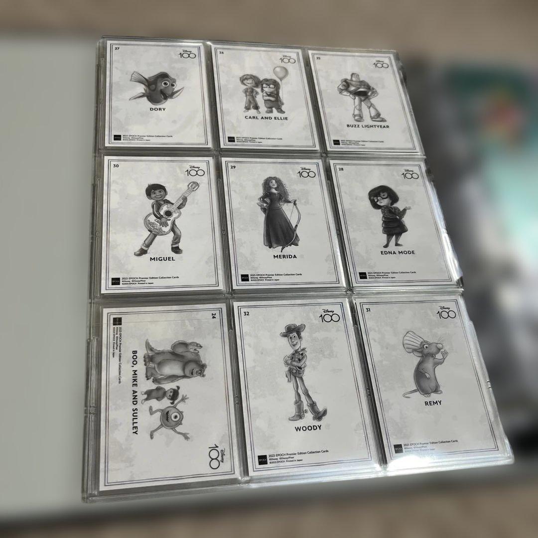 ディズニー100 エポック　Epoch トレーディングカードセット　87枚